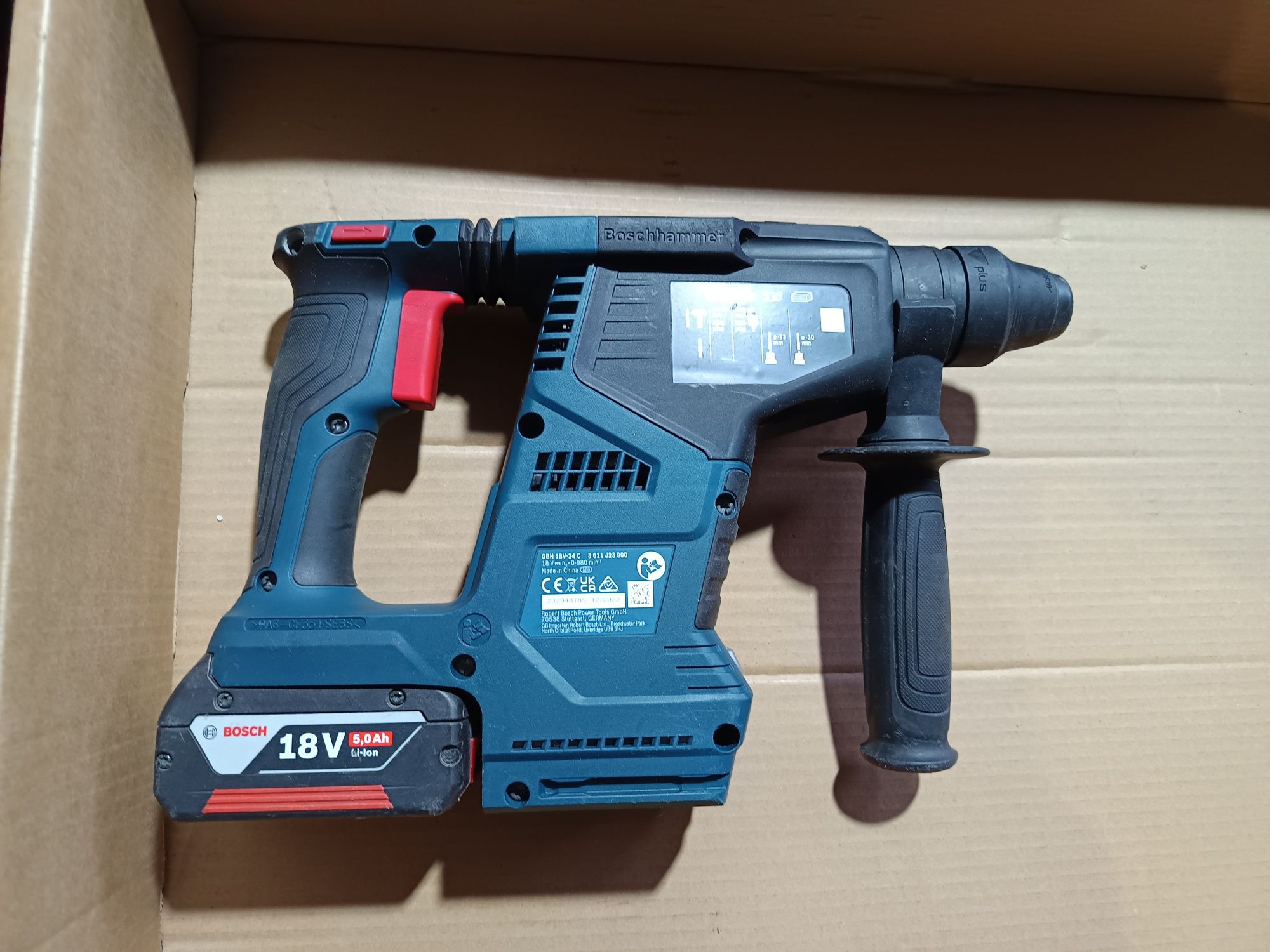 Bosch 18v brushless rotopercutor