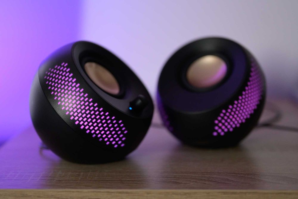 Boxe PC Creative Pebble X 2.0, 15 W/30 W , BassFlex, RGB