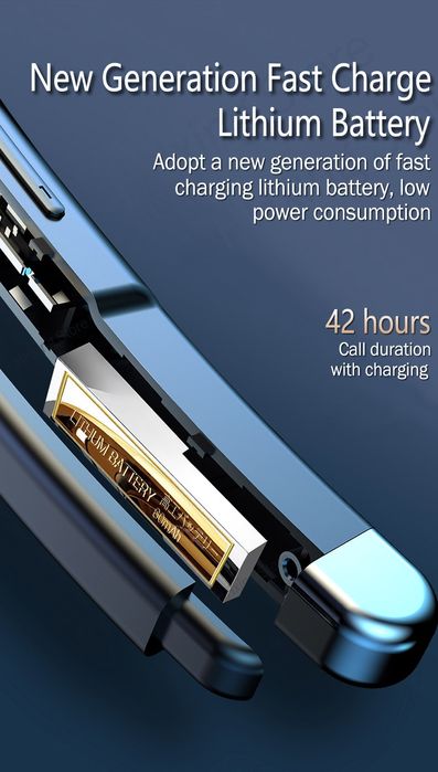 Безжична слушалка с микрифон за шофиране спорт и развлечение