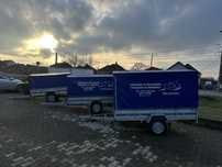 Inchirieri remorci/trailere/platforme auto 750 kg-3500 kg Satu Mare