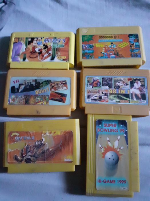 Jocuri vintage,casete pt.consola Terminator (clona Nes)