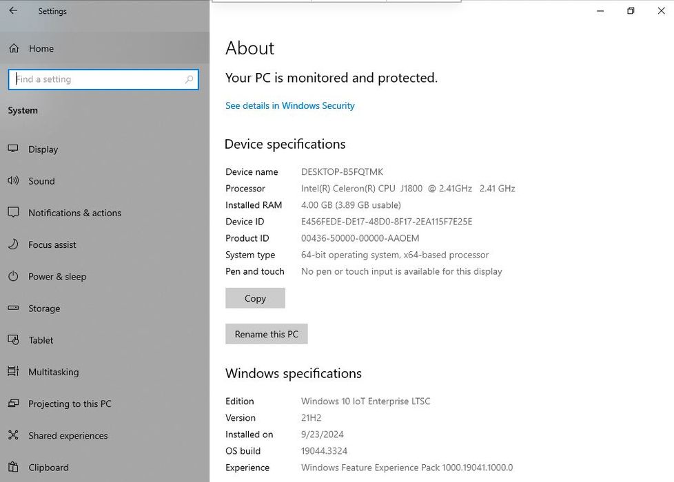 Sistem POS TouchScreen Elo 15E2