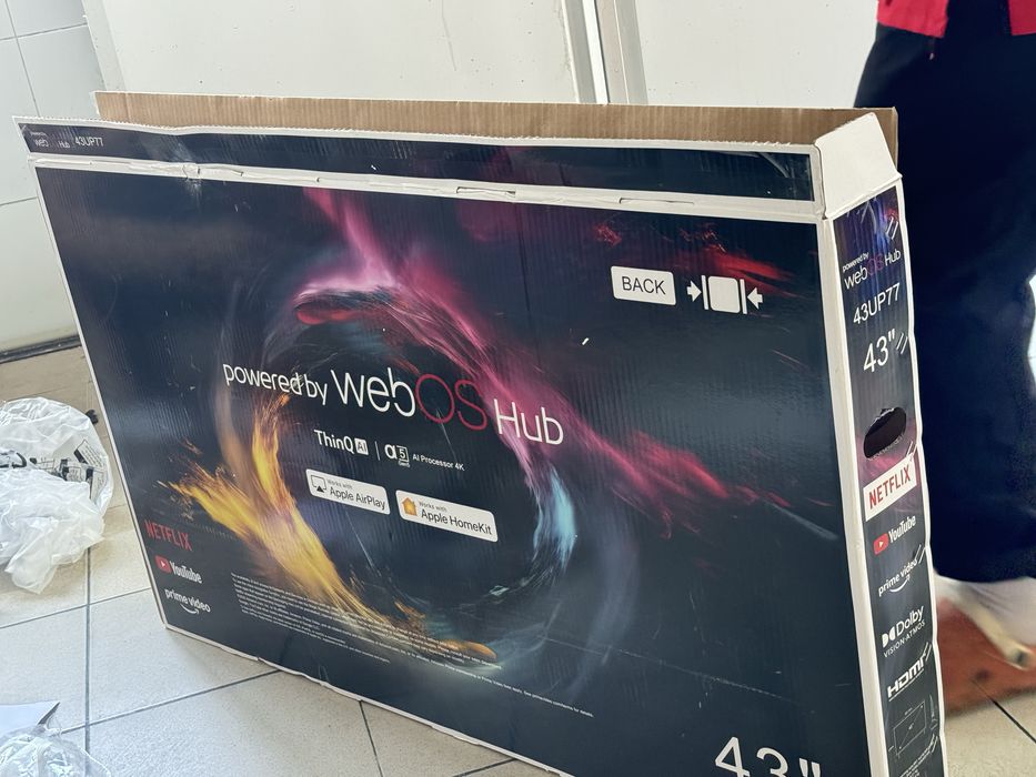 Телевизор LG 43UP77, 43 дюйм Smart TV (webOS Hub)