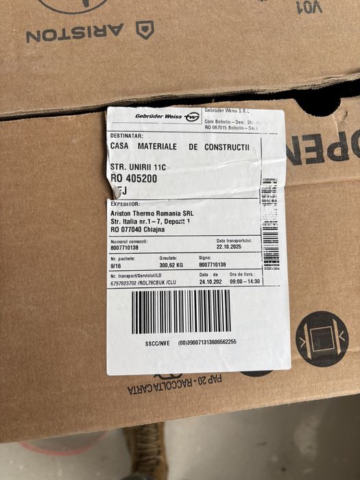 Vand centrala ARISTON CLAS ONE NET/ one system  prin condensare 35 Kw