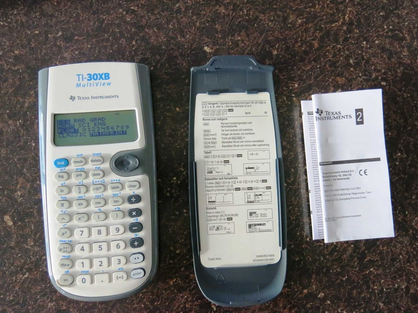 Професионален калкулатор Texas Instruments TI-30XB MultiView