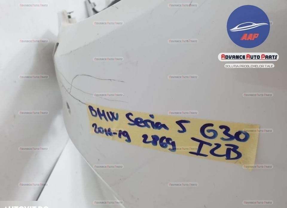 Предна броня оригинал със сензори за миене и парктроник БМВ / BMW Сери