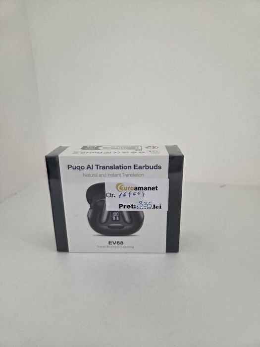Puqo EV68 AI Translation Earbuds -A-