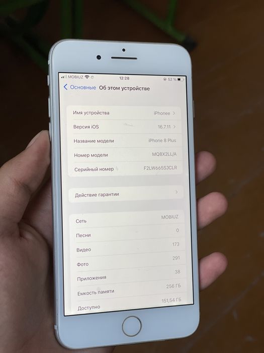 Iphone 8 plus 256gb