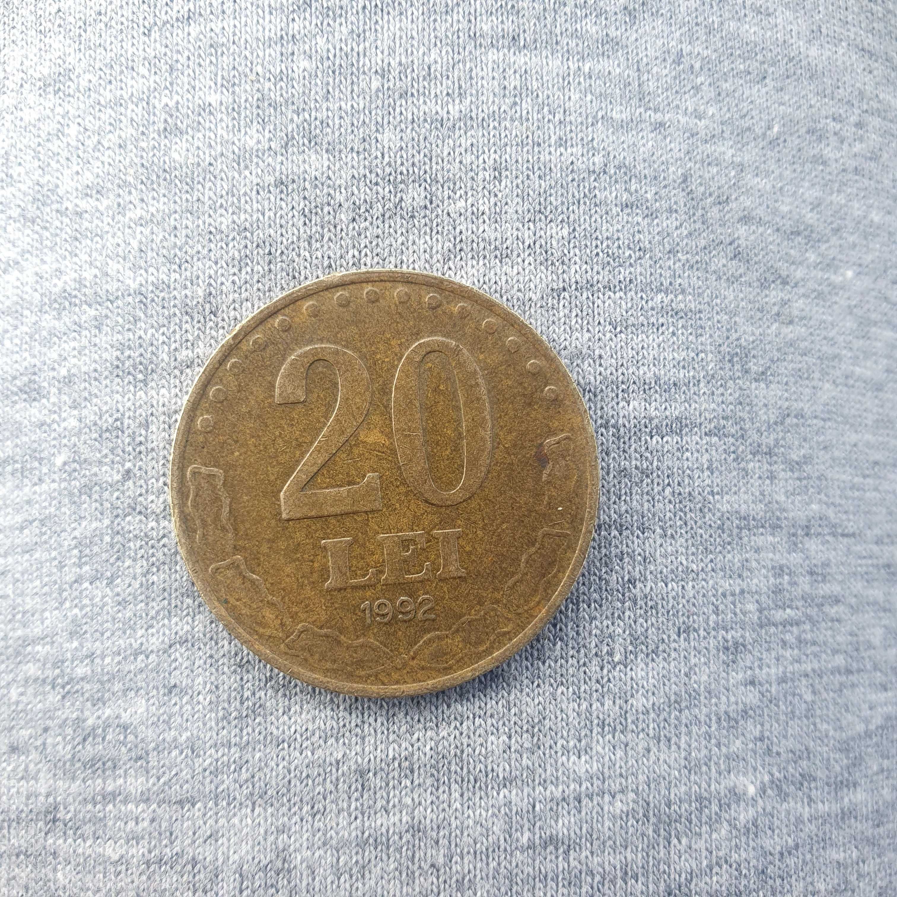 Moneda 20 de lei din 1992