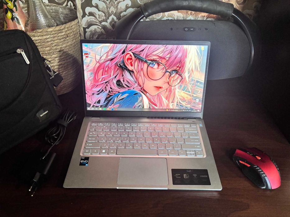 Acer Swift 3. i5 12gen. Iris Xe. Ram 8gb. Ssd 512gb. Экран 2,5к