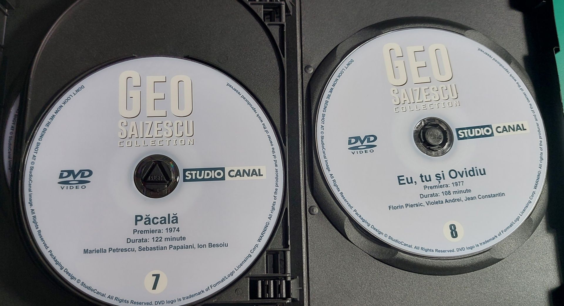 Colectia Geo Saizescu - 8 DVD - Volumul 1