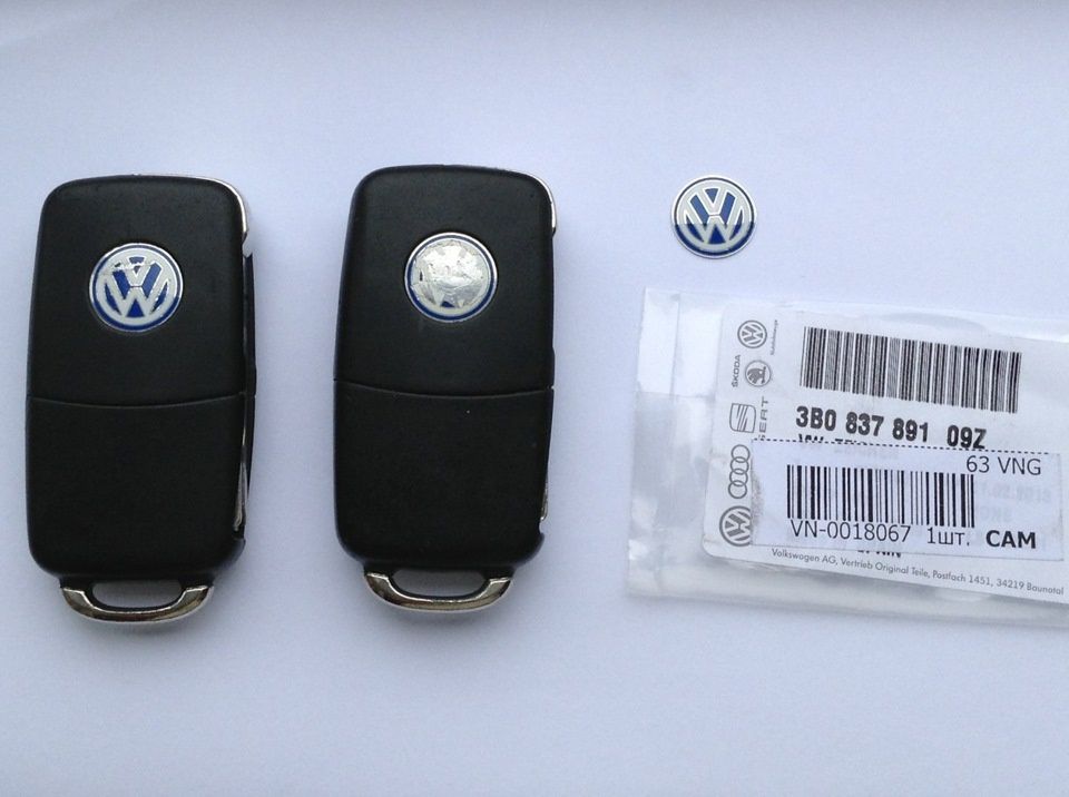 Эмблема Volkswagen на ключ брелок