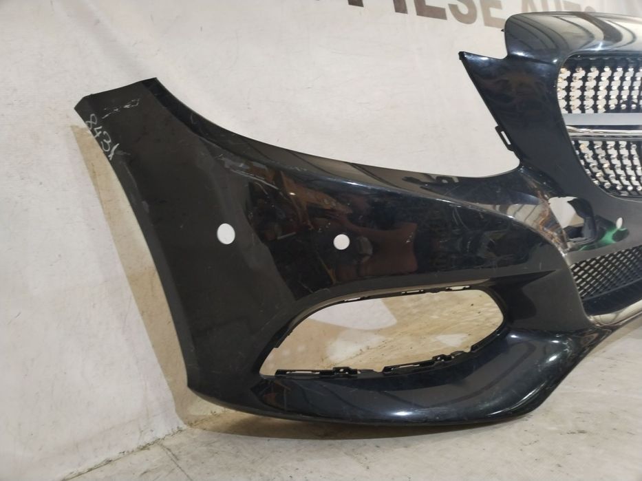 Bara fata Mercedes C-Class, W205, 2014, 2015, 2016, 2017, 2018, cod origine OE A2058800125, cu gauri pentru senzori de parcare (6).