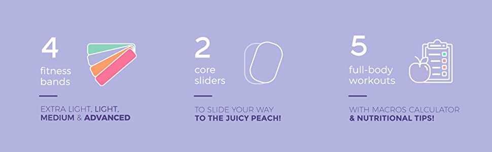 Фитнес Комплект TWICLO Peach Bum Pack