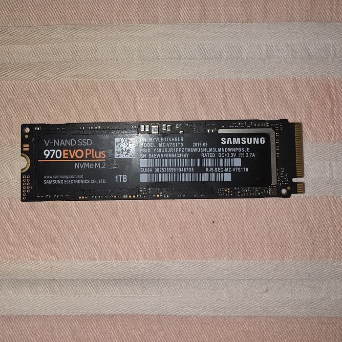 Samsung nvme 970 EVO Plus 1 tb