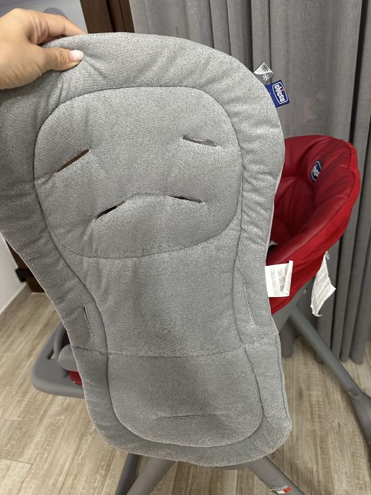 Scaun de masa Chicco Polly Magic Relax, rosu