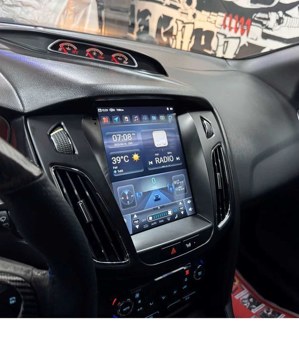 OFERTA: Navigatie GPS Ford Focus 3 Tesla Style Carplay Android Auto