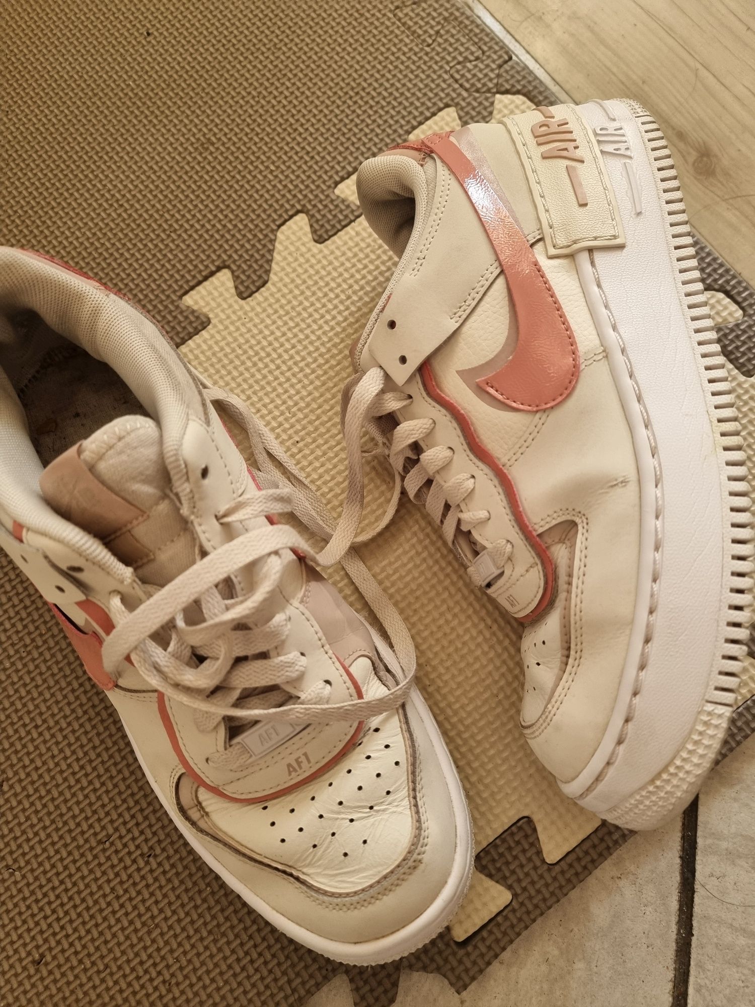 Nike Air Force Shadow White Phantom pink номер 40.5