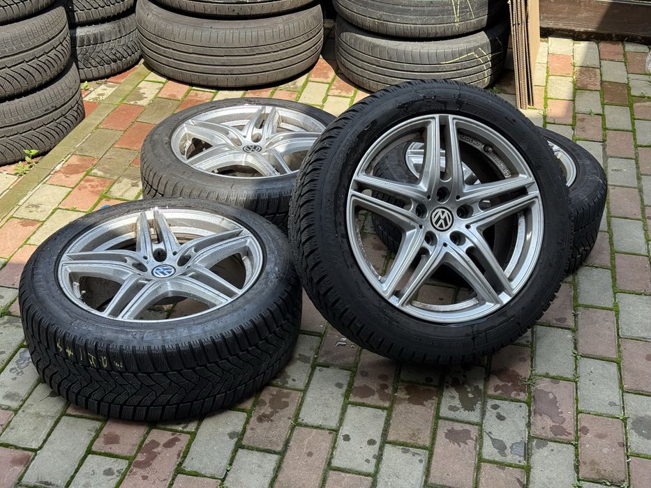 Jante 5x112 , anvelope 225 50 17 ,Vw , Audi ,skoda, seat