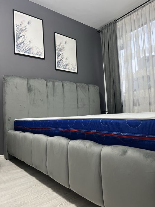 Pat 180x200 cu somiera rabatabila