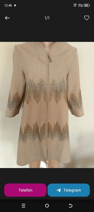 Ustki kiyim holati yangi umuman kiyilmagan