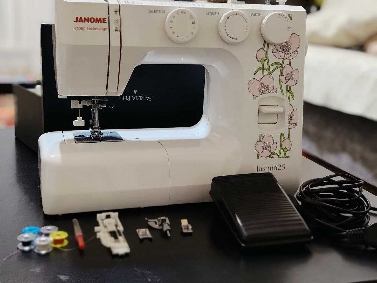 Продаётся швейная машина Janome Jasmin 25 автомат, 25 операций