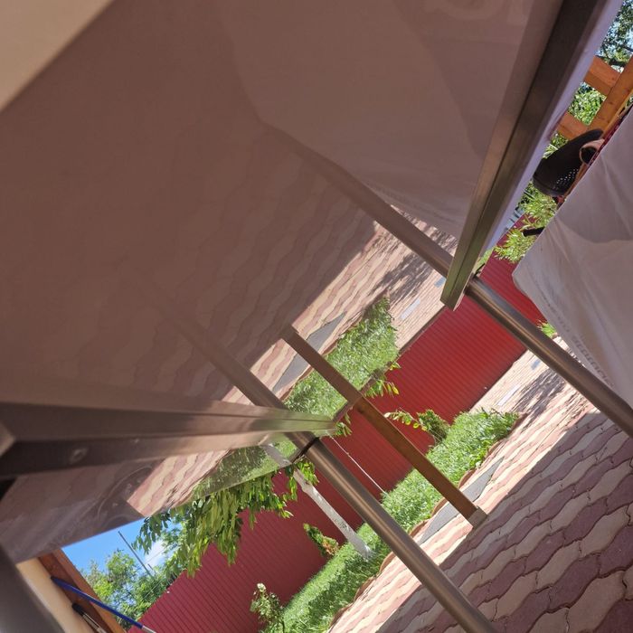 Masa cu blat mdf înfoliat cu picioare noi inox