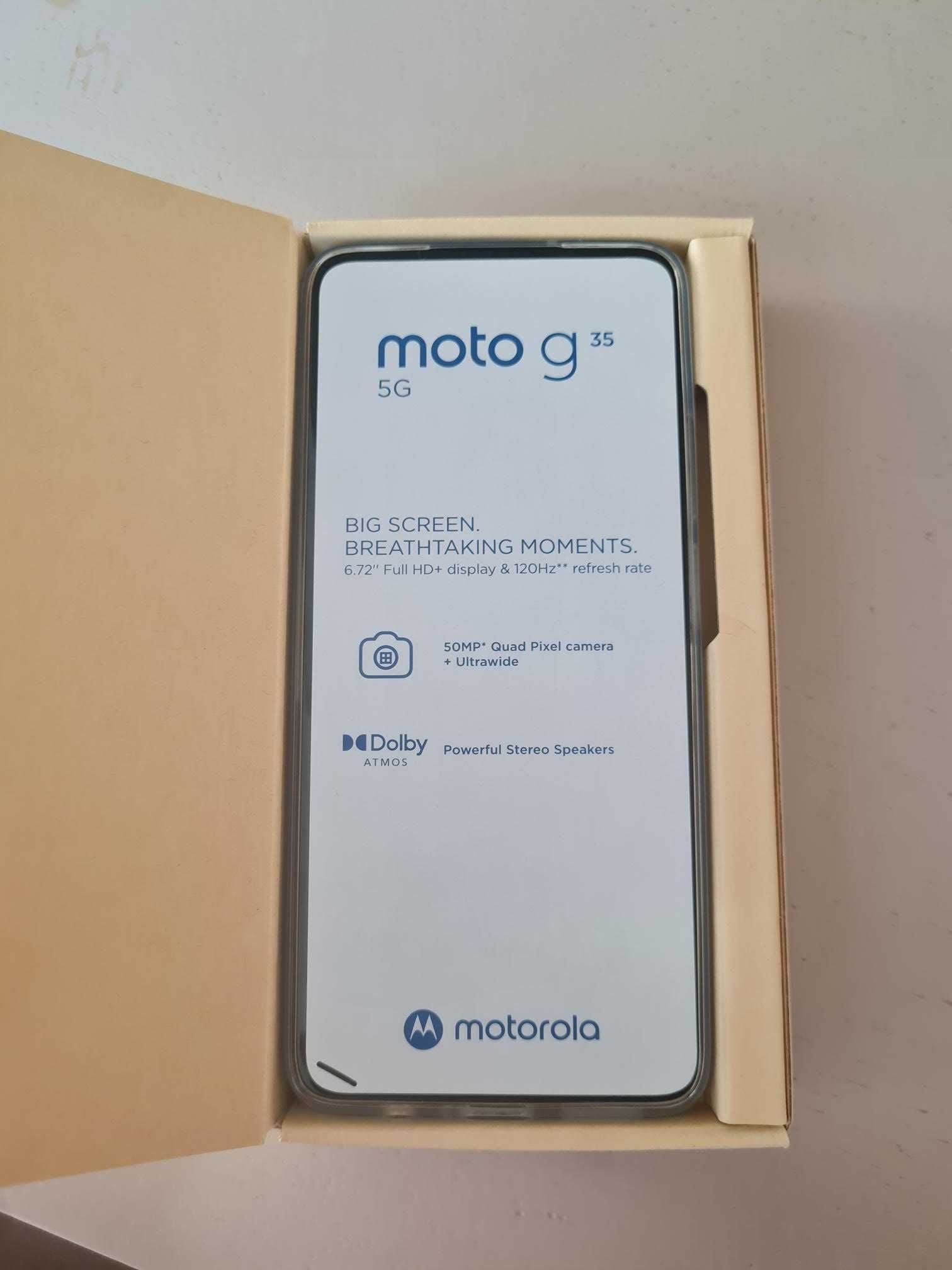 Мобилен телефон Motorola Moto G35 5G, 256 GB, Green