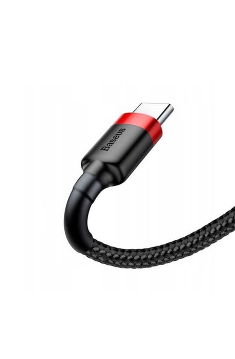 Cablu USB la Type-C, Fast Charging, 3A, 1m, R81, Aluminiu, Nailon, TPE