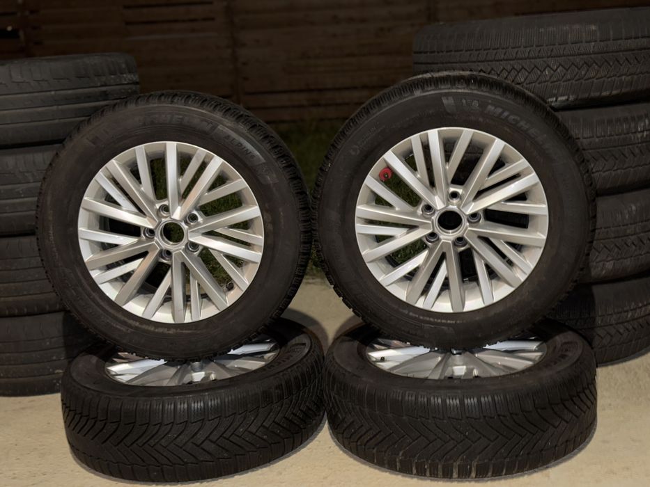 Jante Audi VW Skoda 5x112 cu cauciucuri iarnă 215/60 R16