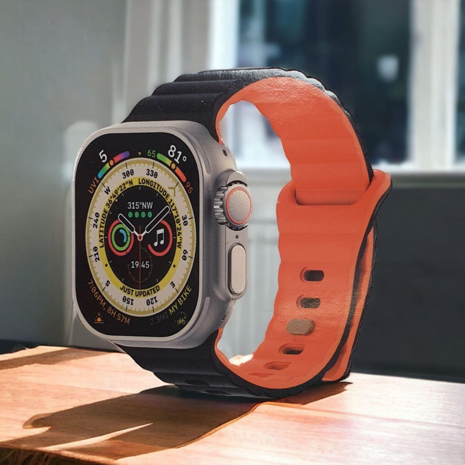 Силиконова каишка gear4 two tone sport band за apple watch ultra 1/ 2