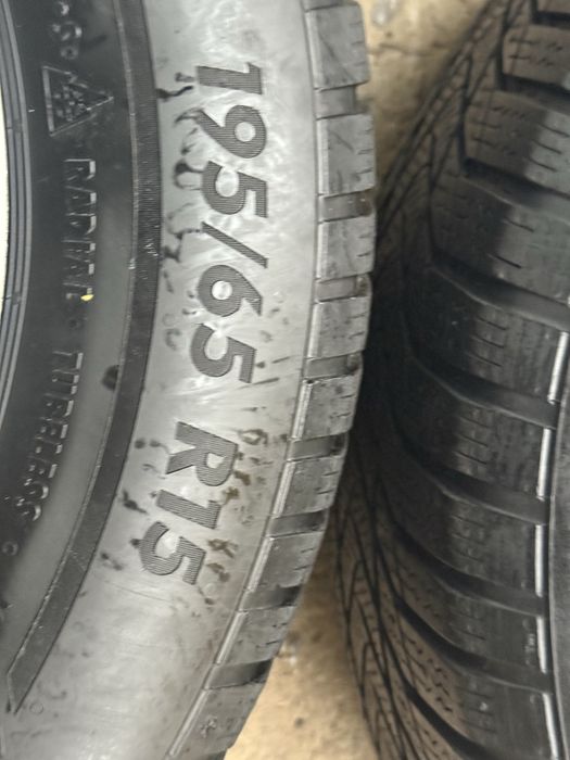 5X100 -15 цола с зимни гуми
