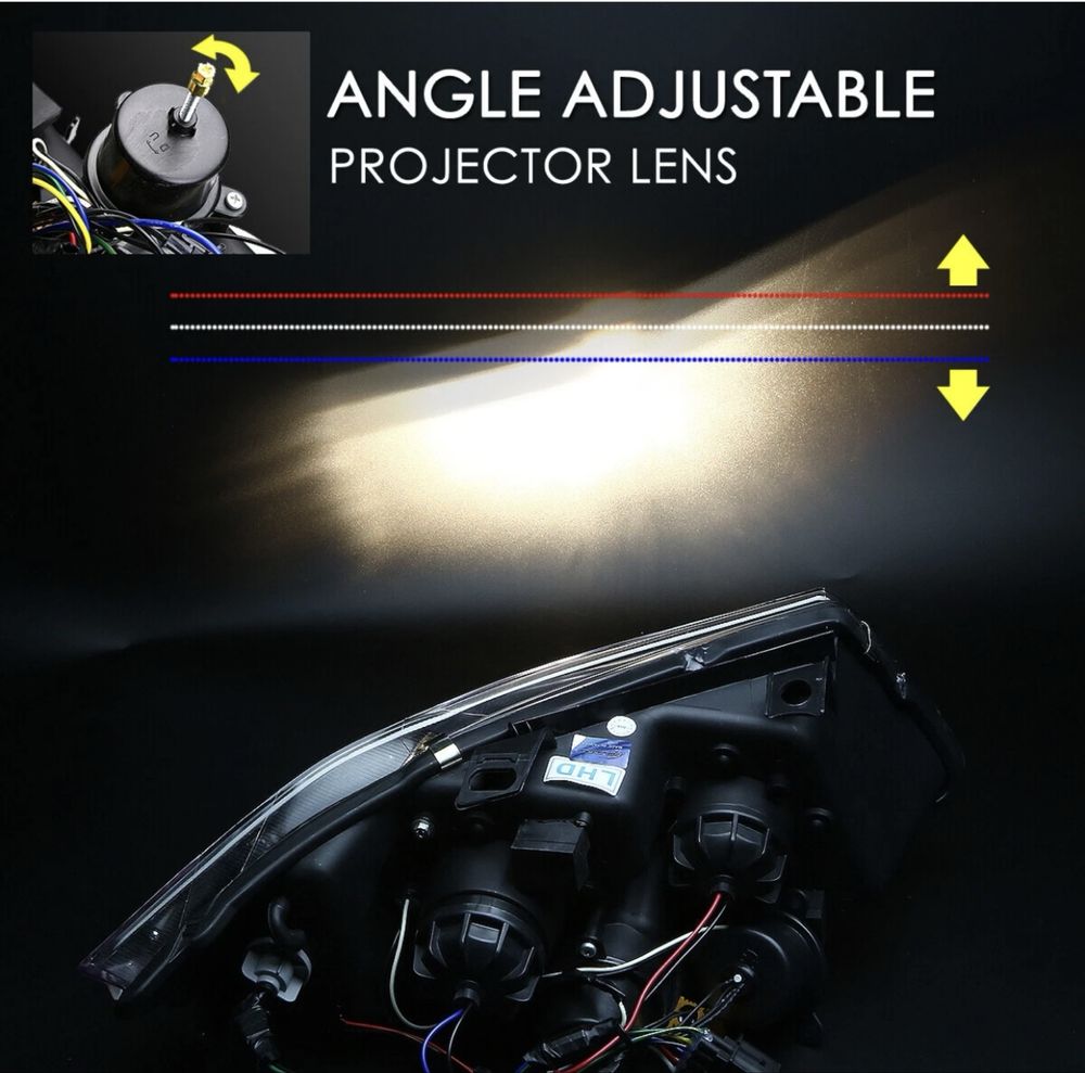 Faruri 3D LED Angel Eyes
