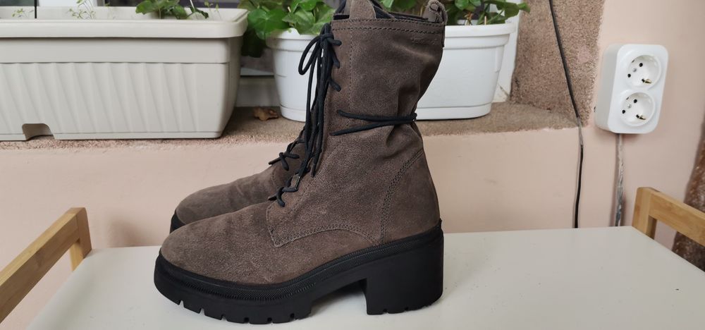 Боти Тamaris 39 н. Естествен велур