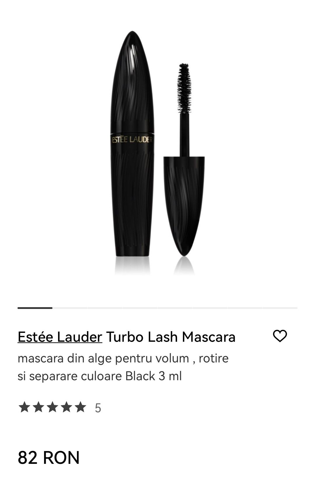 Estée Lauder Mini Turbo Lash High Powered Volume and Length Mascara