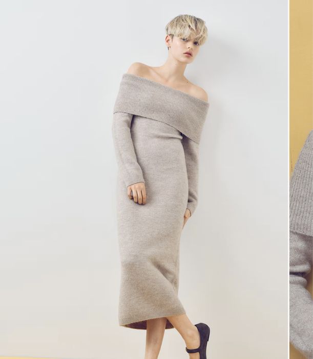 Платье hm теплое