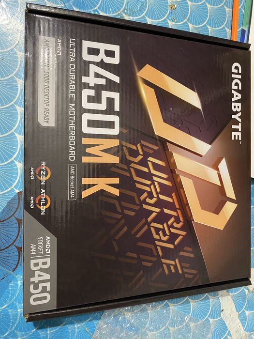 Материнская плата GIGABYTE B450M K