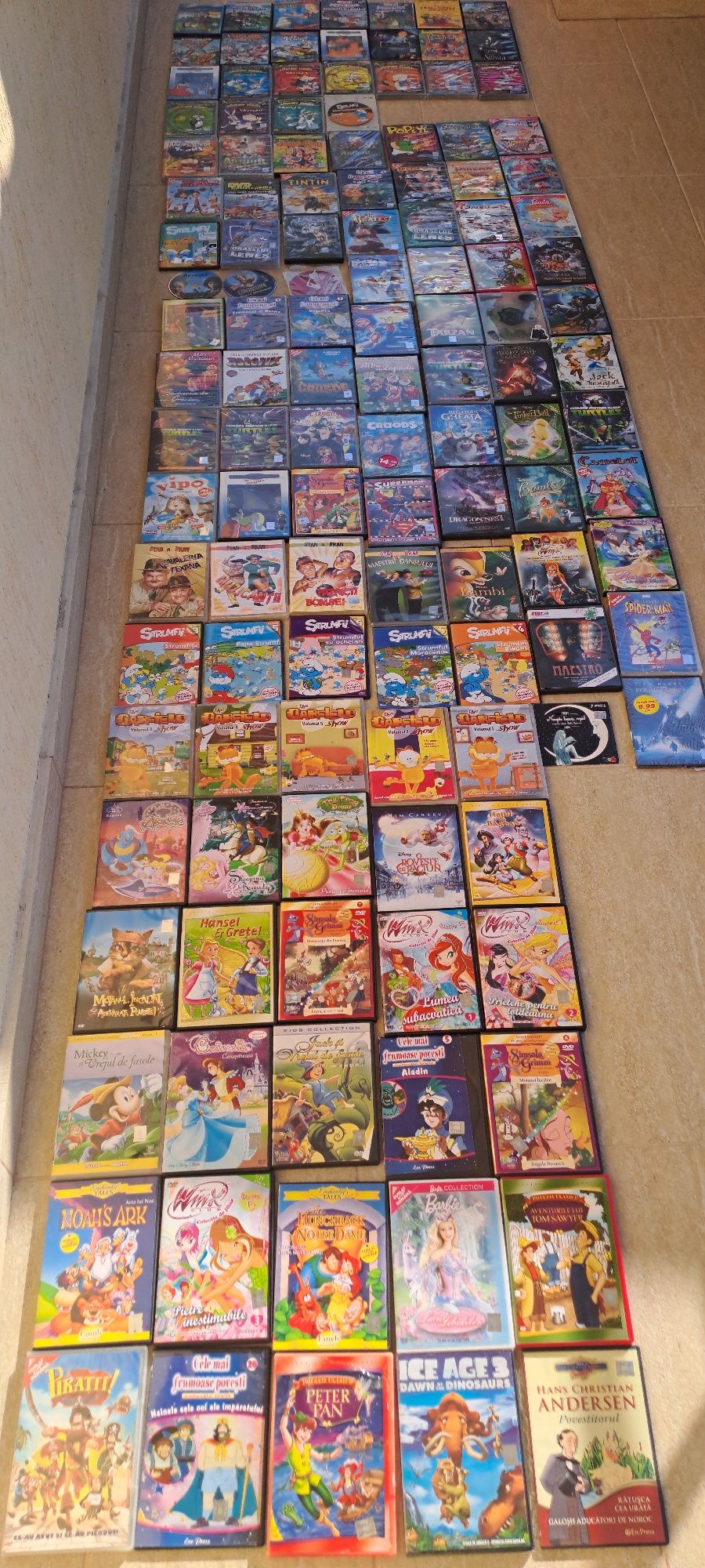 Colectie DVD filme și desene animate