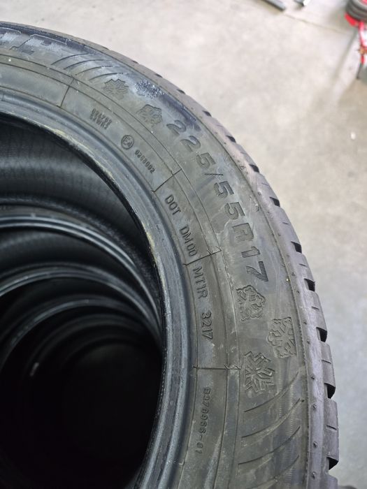 4x 225/55/17 M+S DUNLOP Stare impecabila