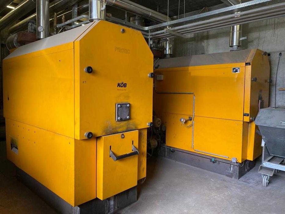 Viessmann/KÖB 2×350 kW – 700 kW cazan pe așchii de lemn (DEMONTAT)