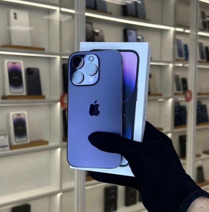 Продам айфон 14 про (фиолетовый)128GB 80%