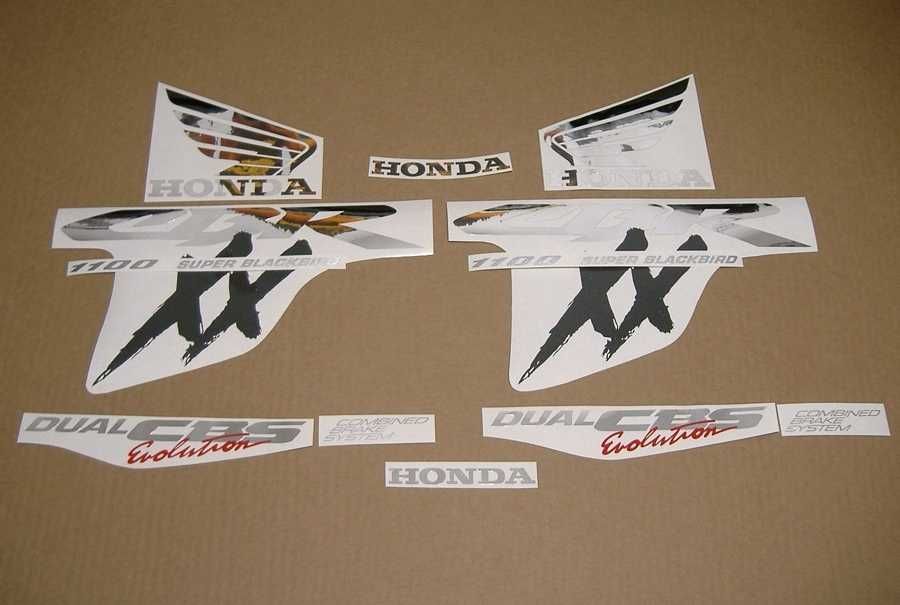 Стикери Honda CBR 1100XX Blackbird 1998-2003 хонда цбр 1100хх лепенки