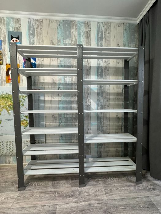 Стелаж ikea дерево