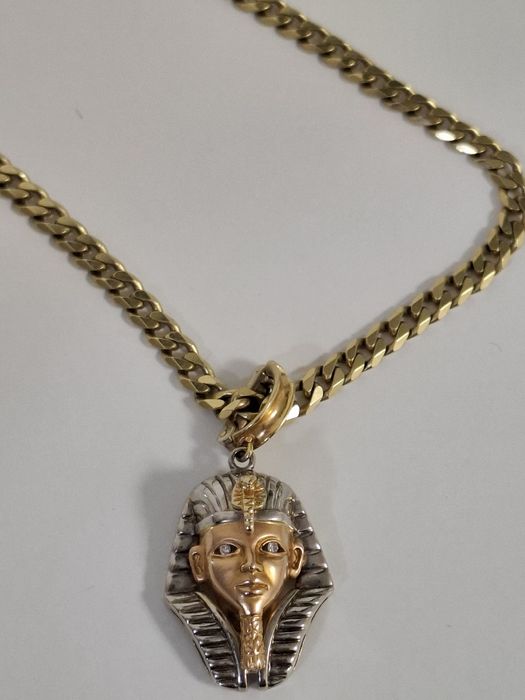 Lanț cuban aur 14 k