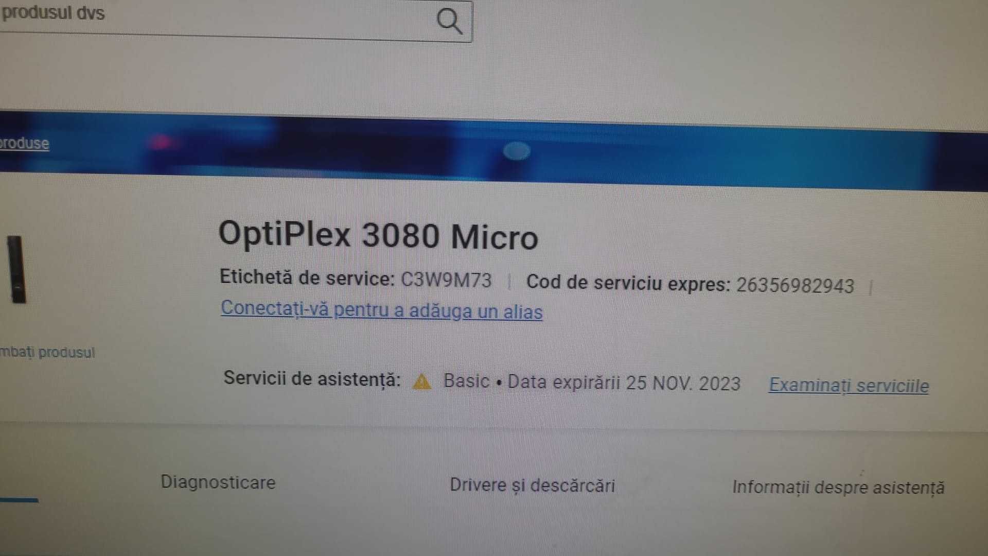 Sistem Dell OptiPlex 3080 MFF , i5 10500t , contabilitate , chat