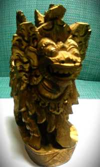 Statuetă Dragon Chinezesc Lemn Abanos