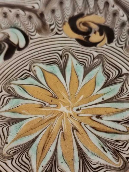 Farfurie ceramică de Horezu Marcovo, model unicat, nouă
