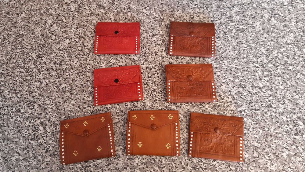 Portofele piele naturala vintage, noi,nefolosite