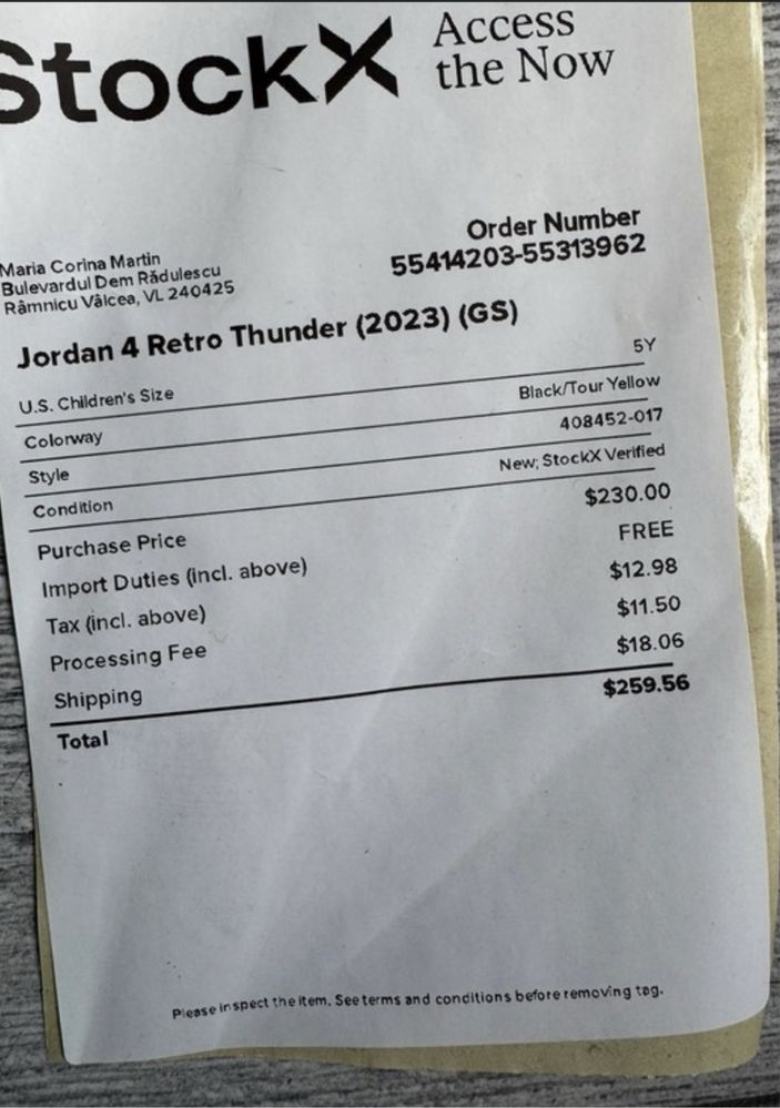 Jordan 4  Yellow Thunder