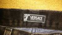 Blugi Versace cu curea piele Levis ,Trimit si in tara